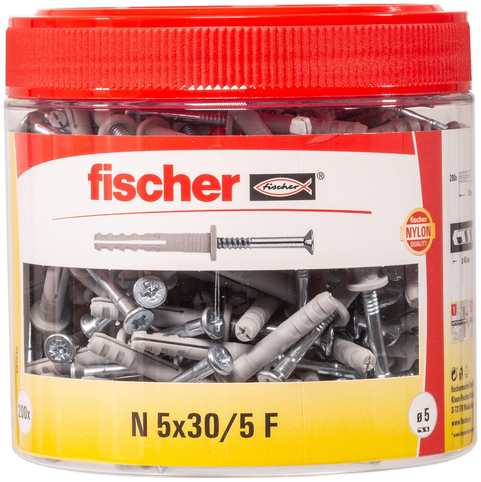 Packaging: "NF 5 x 30/5F /RB 200"