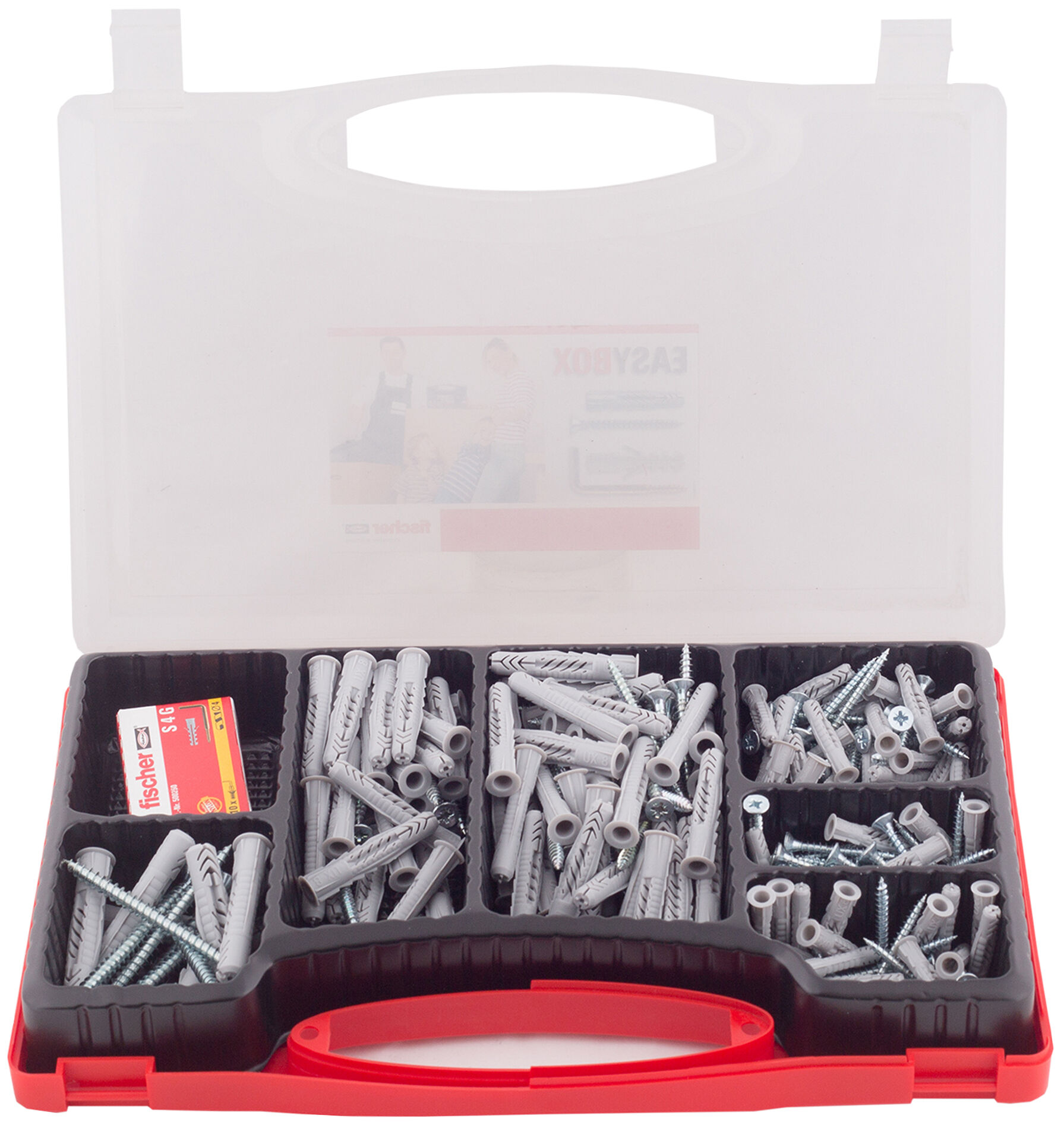 Product Picture: "fischer EASY BOX Universal plug UX with screws"