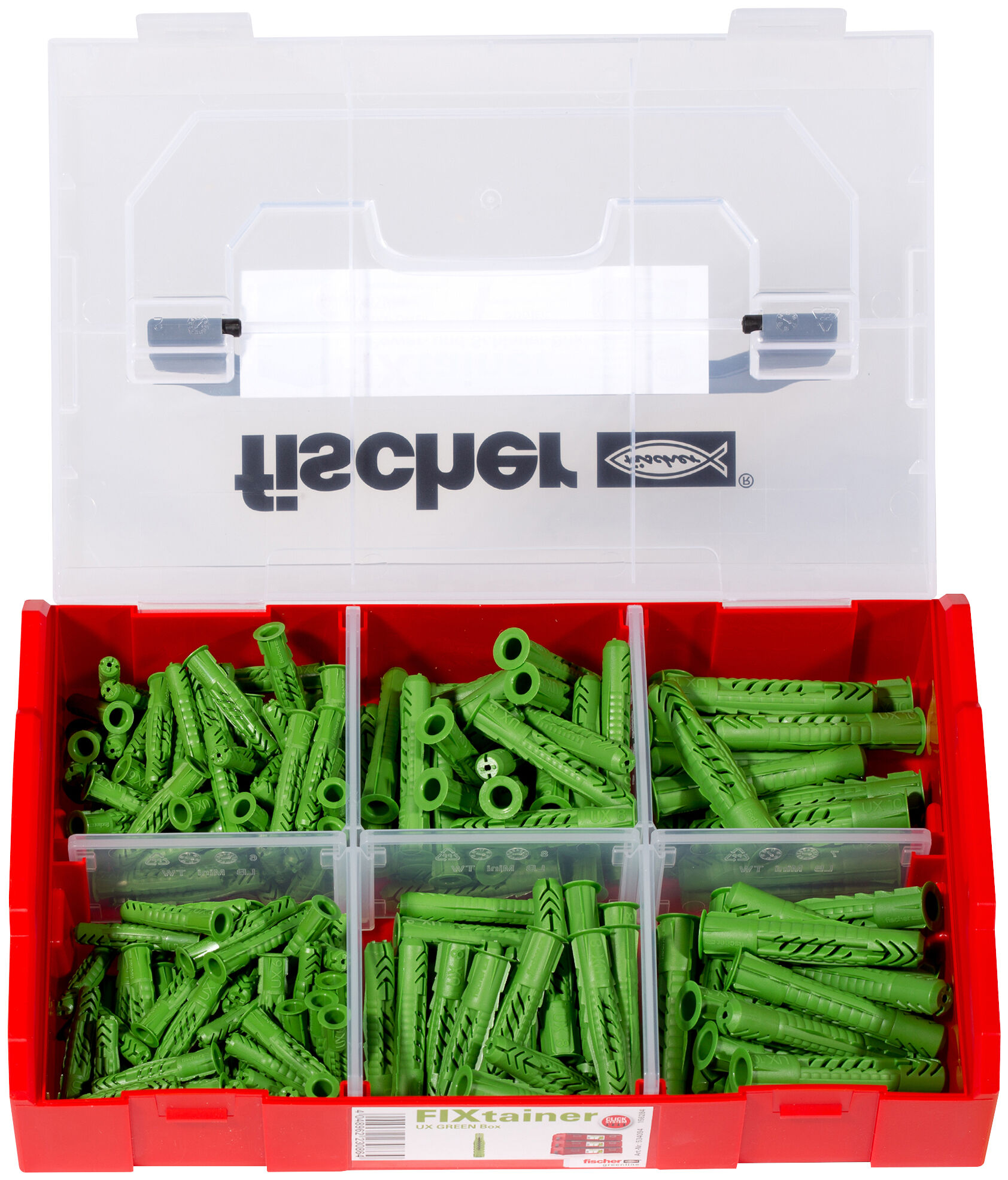 Product Picture: "fischer FixTainer - UX Green"