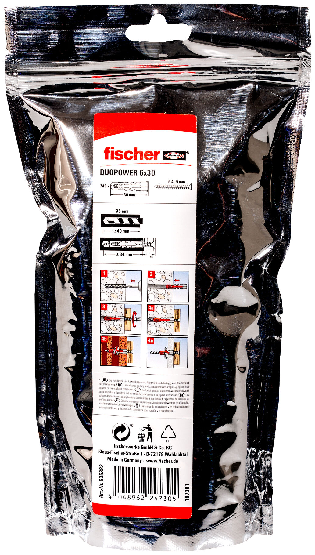 Packaging: "BIG PACK Tacos DuoPower 6x30 (240 uds.)"