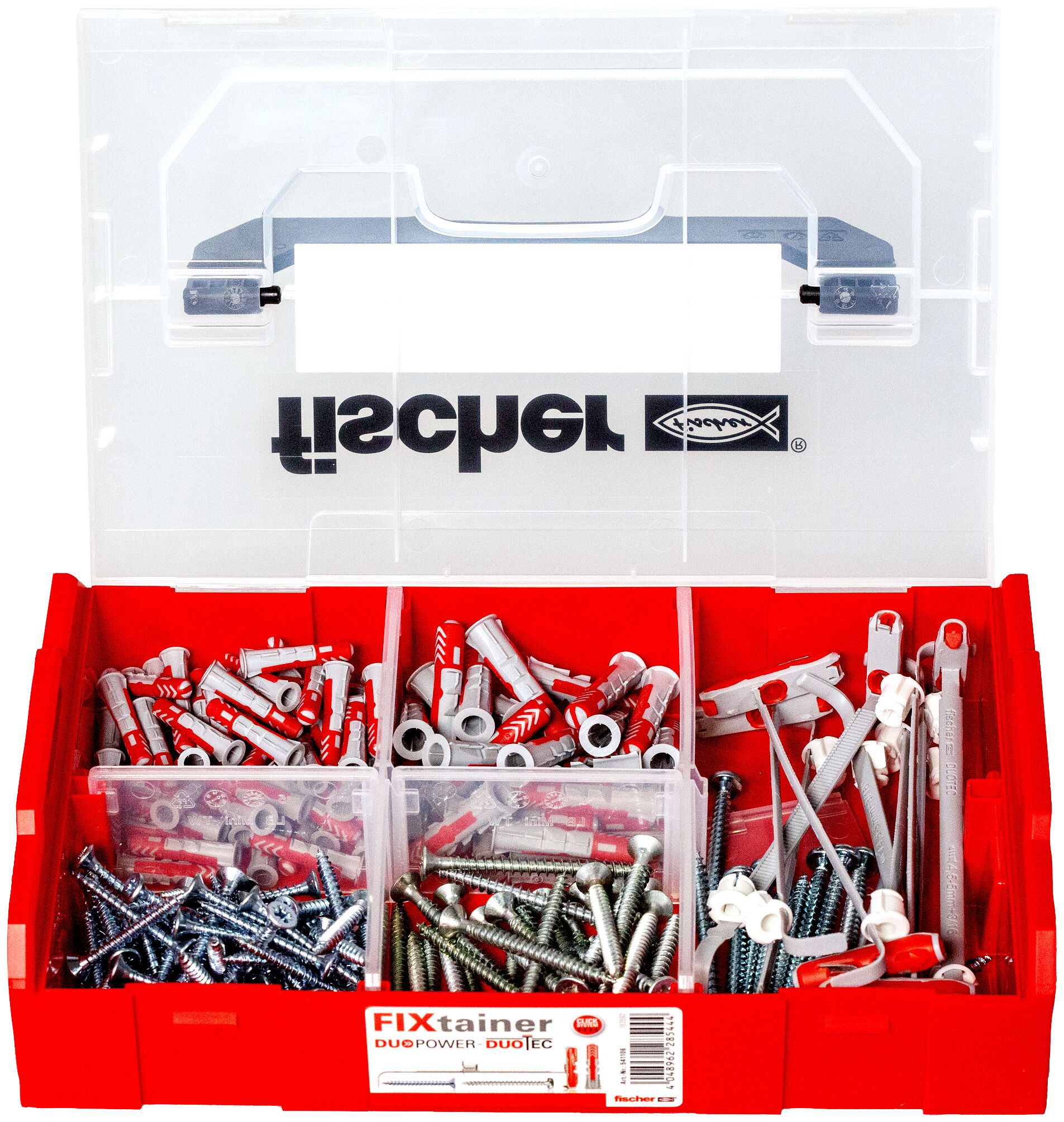 Product Picture: "Caja FixTainer de tacos DuoPower con DuoLine y tornillos"