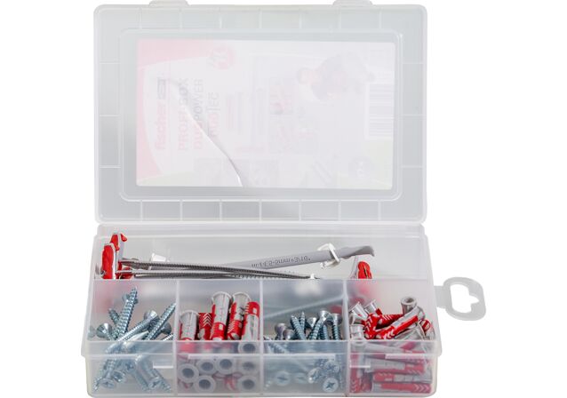 Produktbild: "fischer Profi-Box DuoPower / DuoTec + Schraube (87 Teile)"