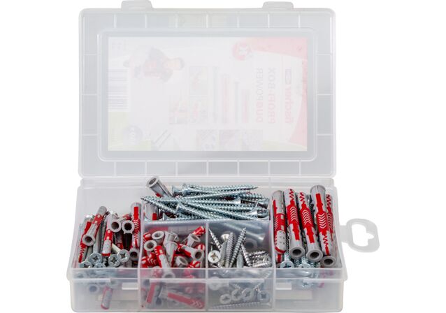 Product Picture: "fischer Profi-Box DuoPower pluggen kort en lang met schroeven"