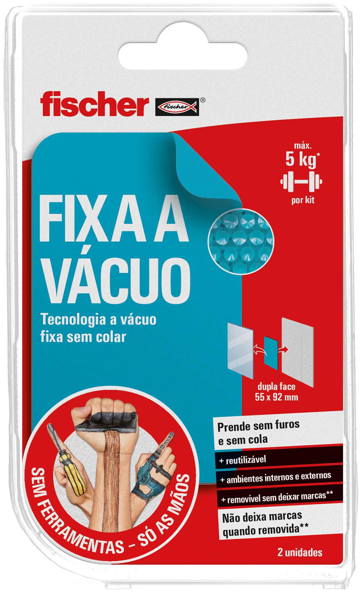 Packaging: "SFSAM FIXA A VÁCUO"