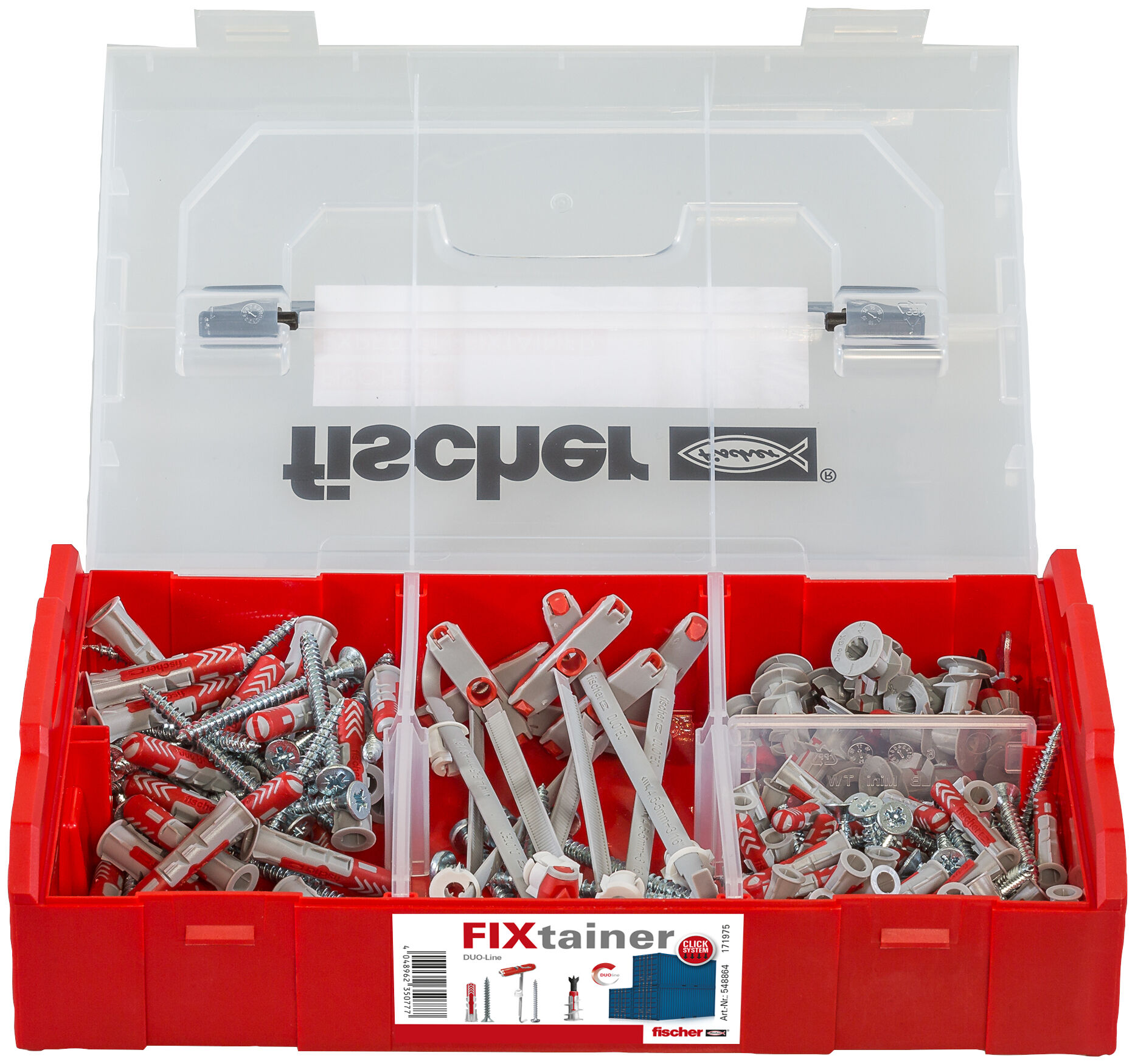 Product Picture: "fischer FixTainer DuoLine (181 parts)"