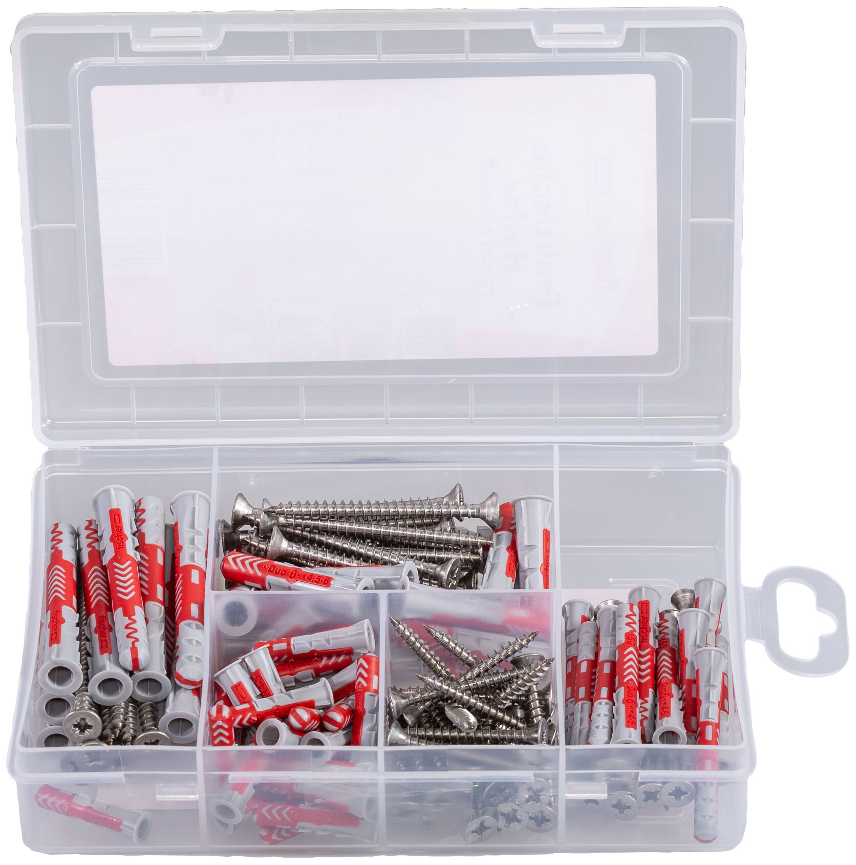 Produktbild: "fischer Praktische Helfer Feucht & Außen (120 Teile)"