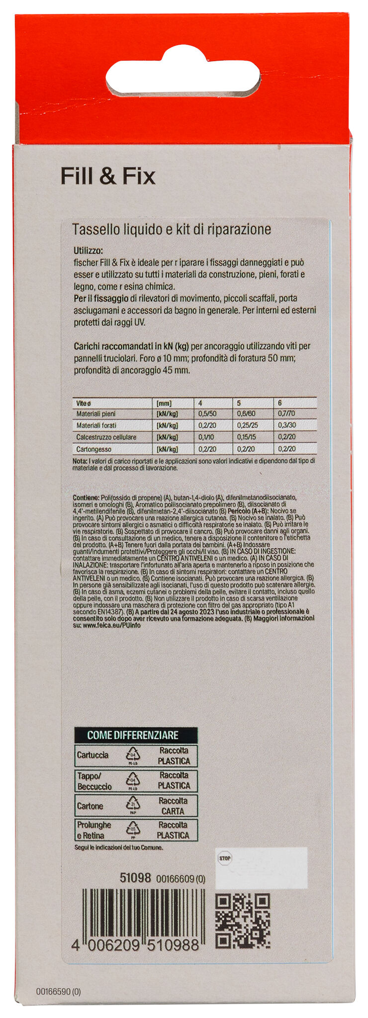 Confezione: "FILL & FIX"