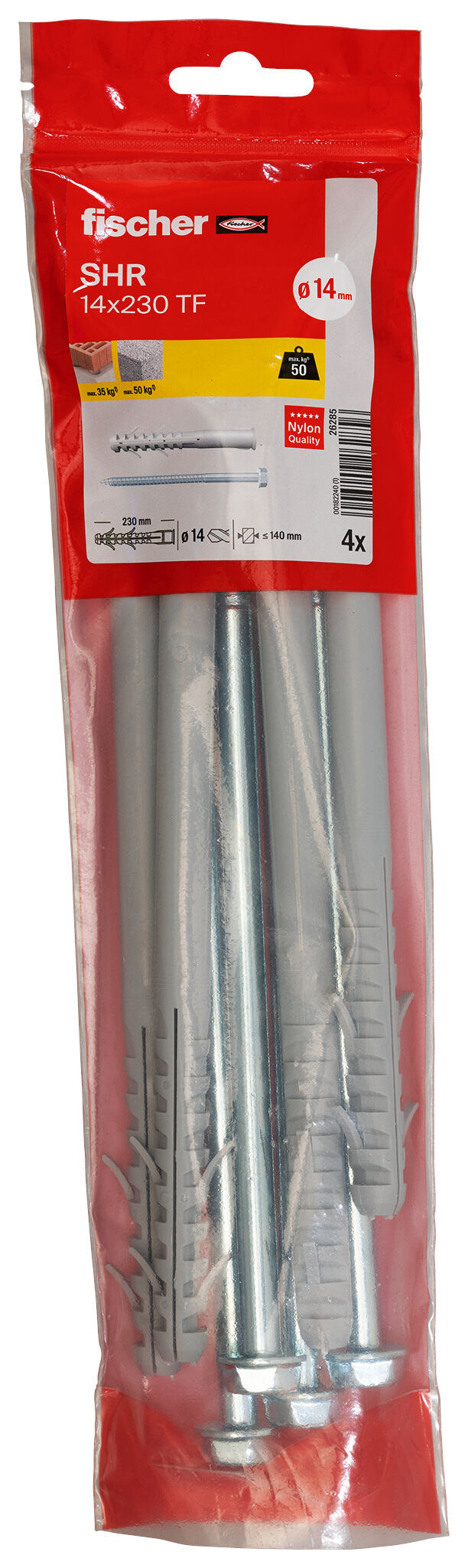 Packaging: "SHR 14x230 SS/4B"