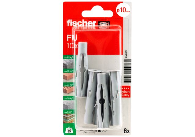 Packaging: "fischer Cheville universelle FU 10 x 60"