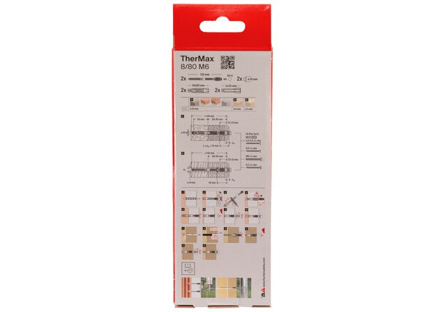 Packaging: "fischer stand-off installation TherMax 8/80 M6 (2)"