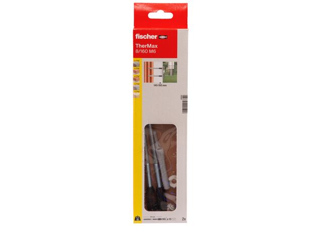 Packaging: "fischer stand-off installation TherMax 8/160 M6 (2)"