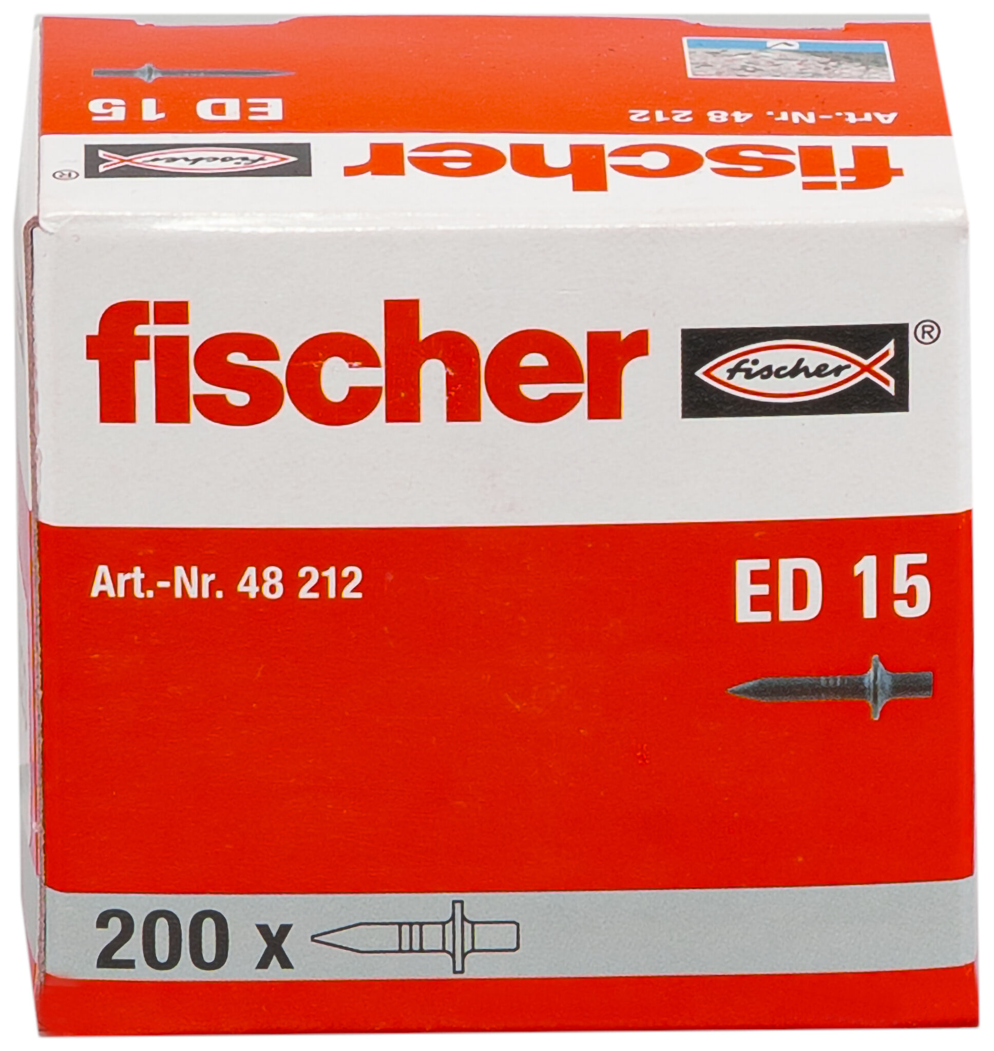 Packaging: "fischer Inslagnagel ED 15"