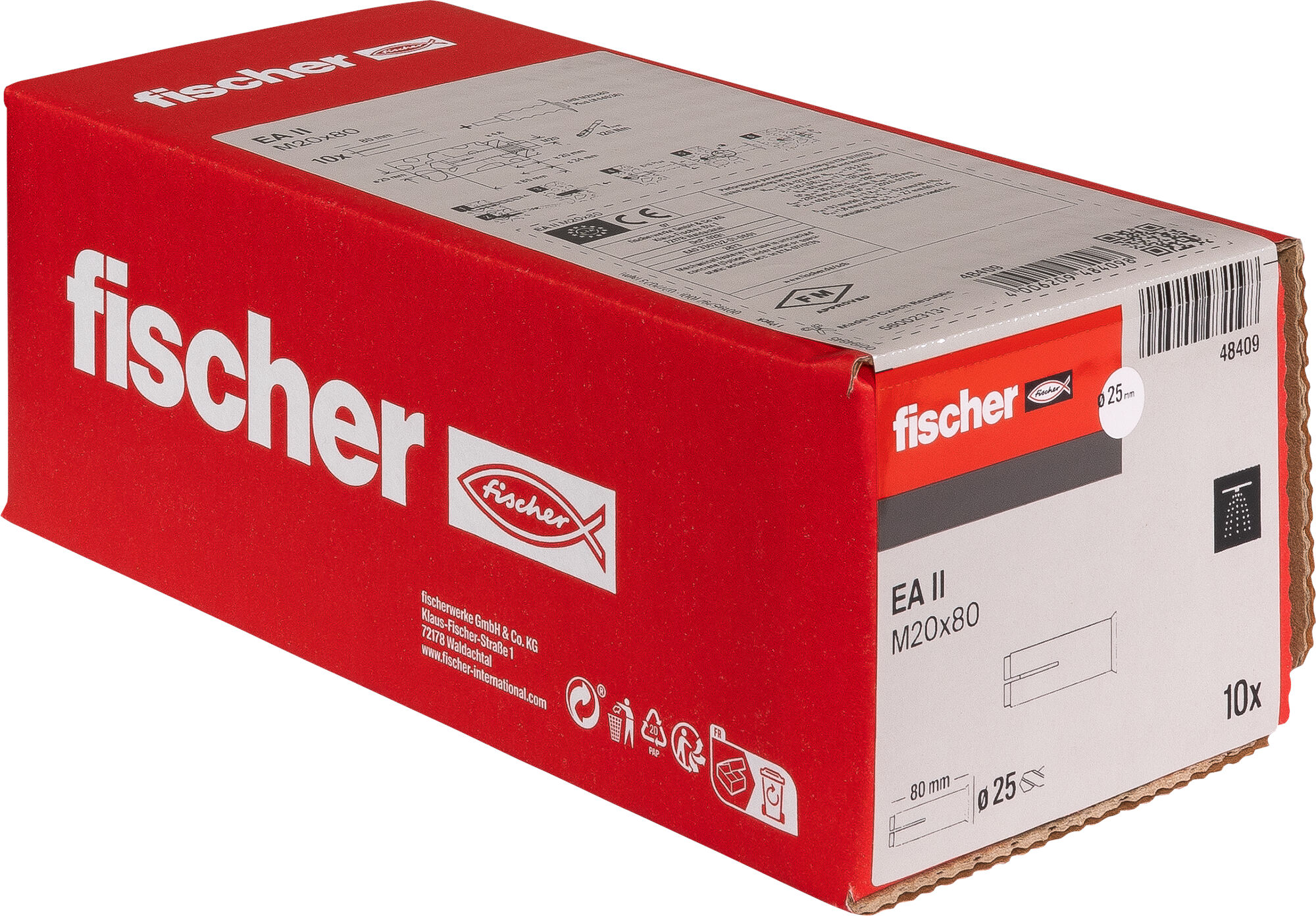 fischer Anclaje de impacto EA II M6 x 25 fischer Anclaje de impacto EA II M6 x 25