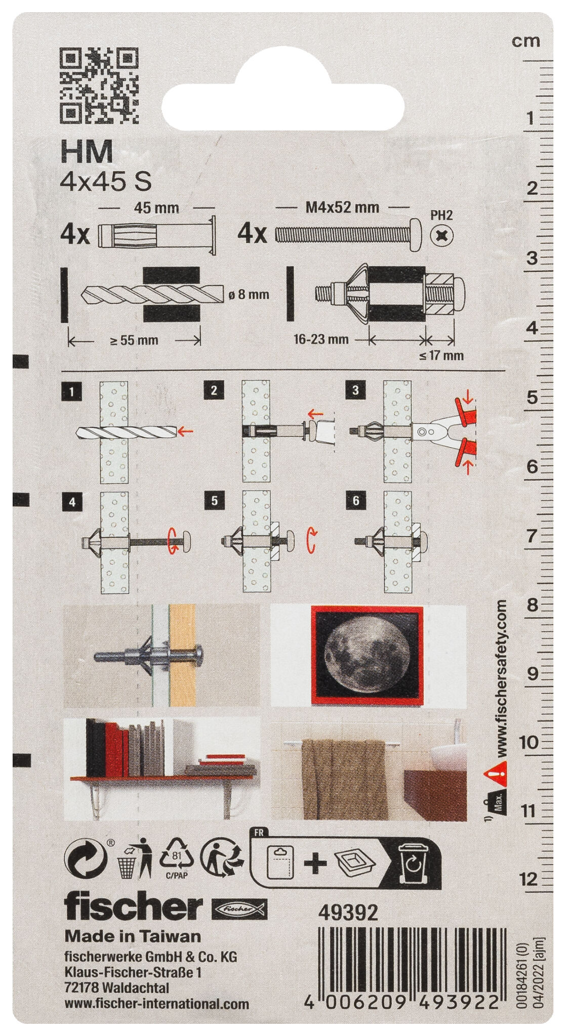 Packaging: "HM 4 x 46 S K NV"