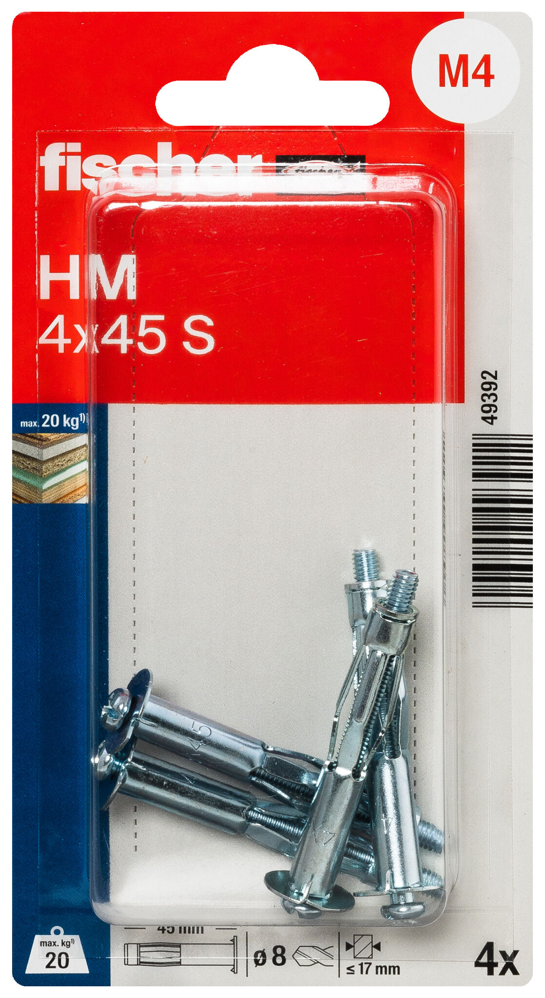 Packaging: "HM 4 x 46 S K NV"