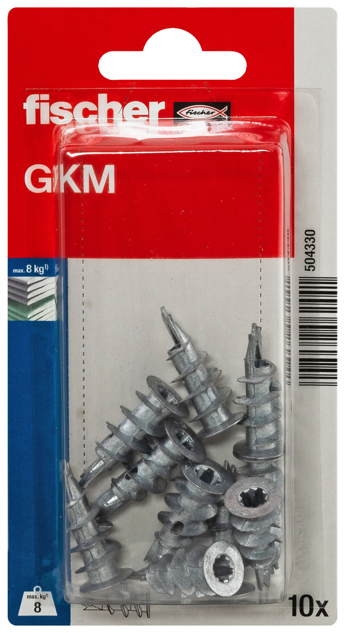 Packaging: "Plasterboard fixing metal GKM K"