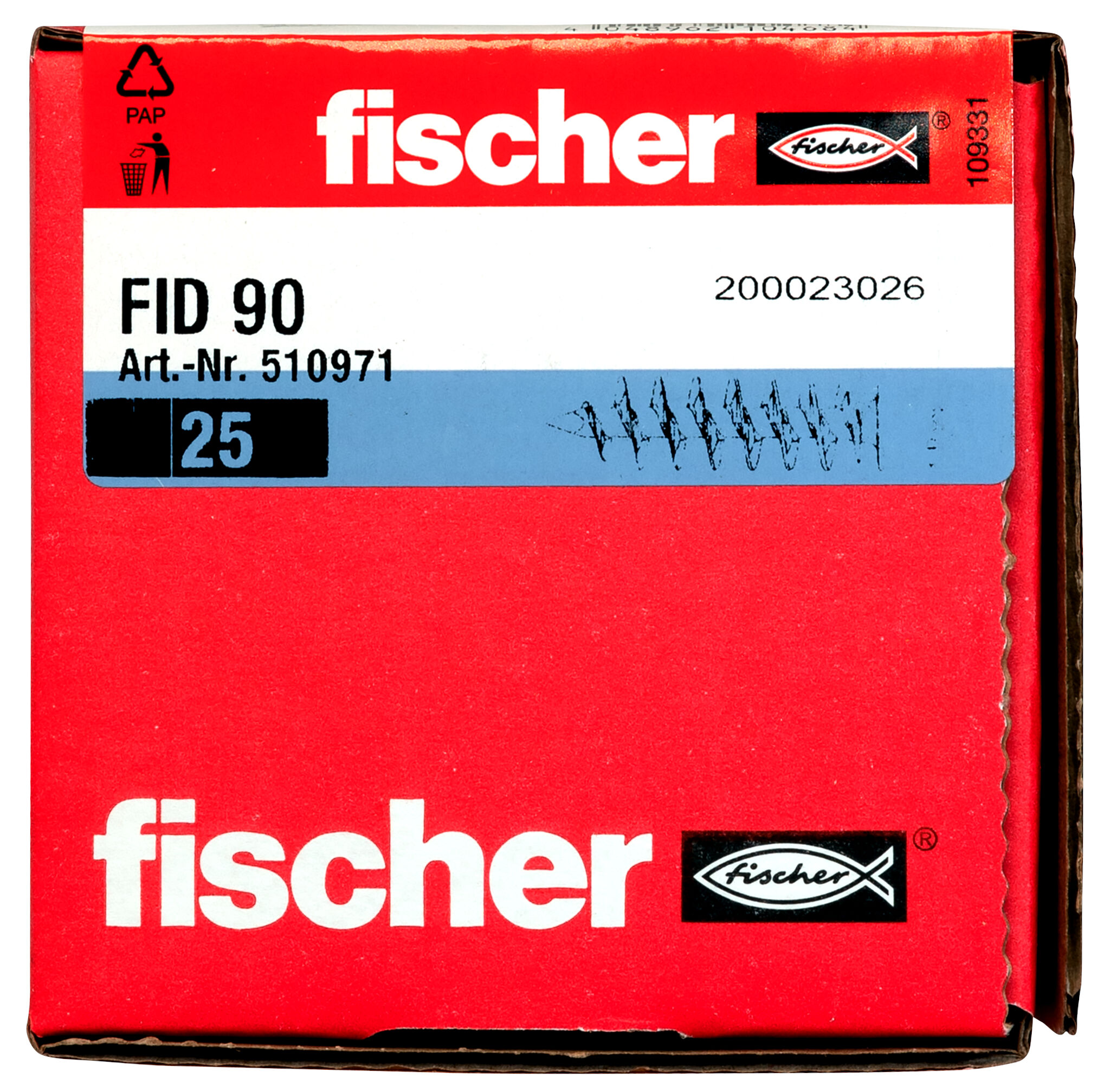 Packaging: "fischer Insulation fixing FID 90"