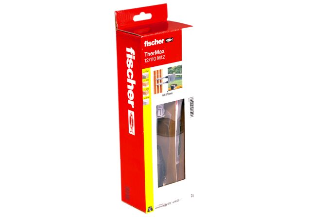 Verpackung: "fischer Abstandsmontagesystem TherMax 12/110 M12 gvz"