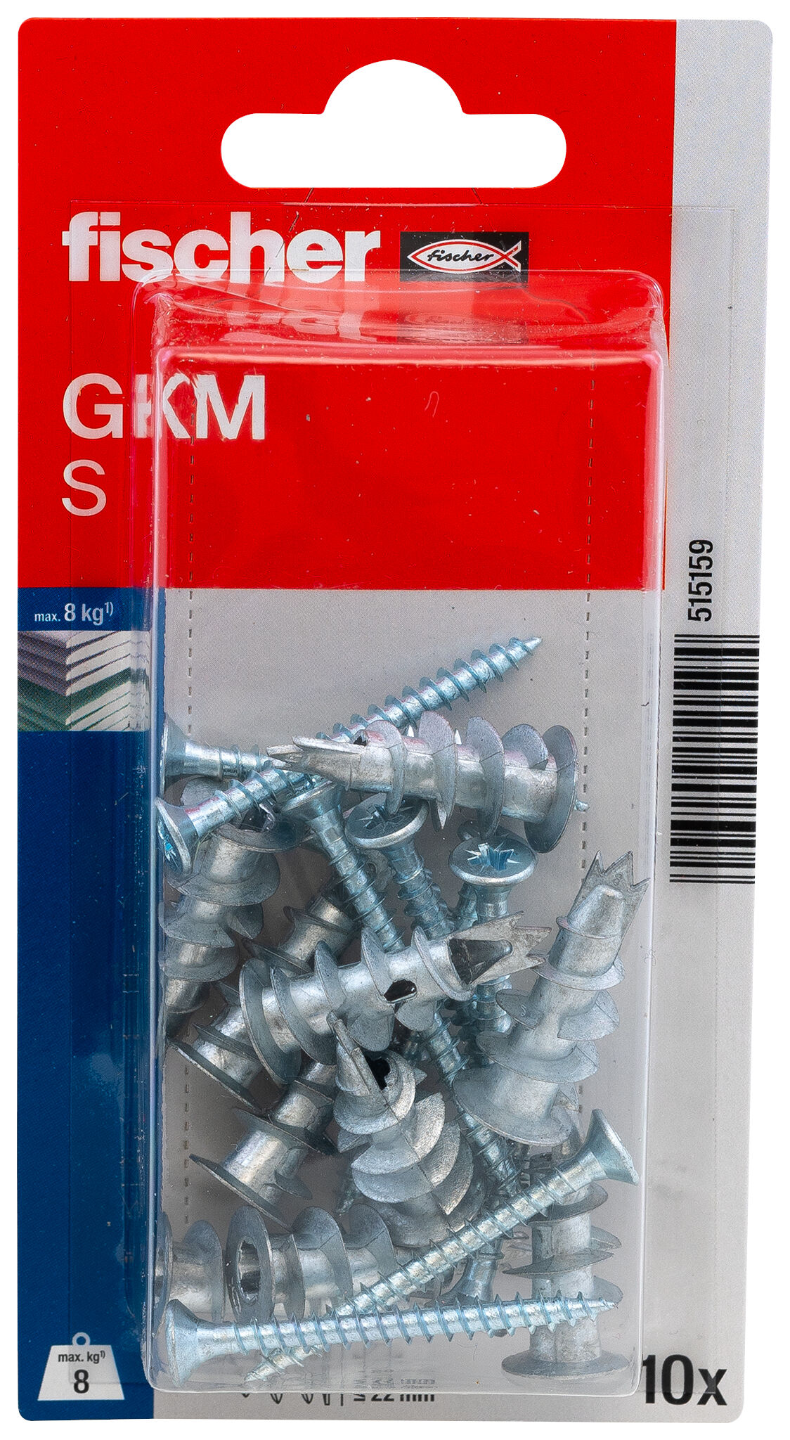 Packaging: "fischer Plasterboard fixing metal GKM GP S K"