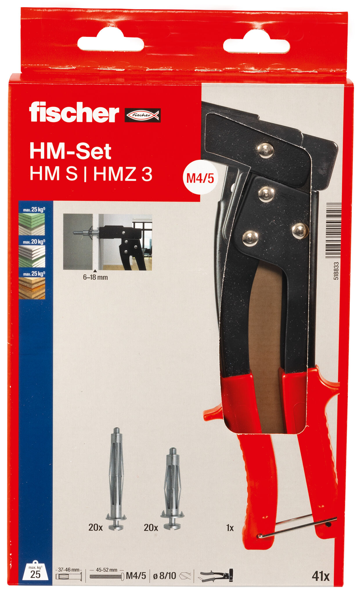 Product Picture: "fischer Set cavity fixing B"