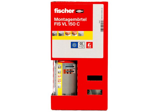 Verpackung: "fischer Montagemörtel FIS VL 150 C"