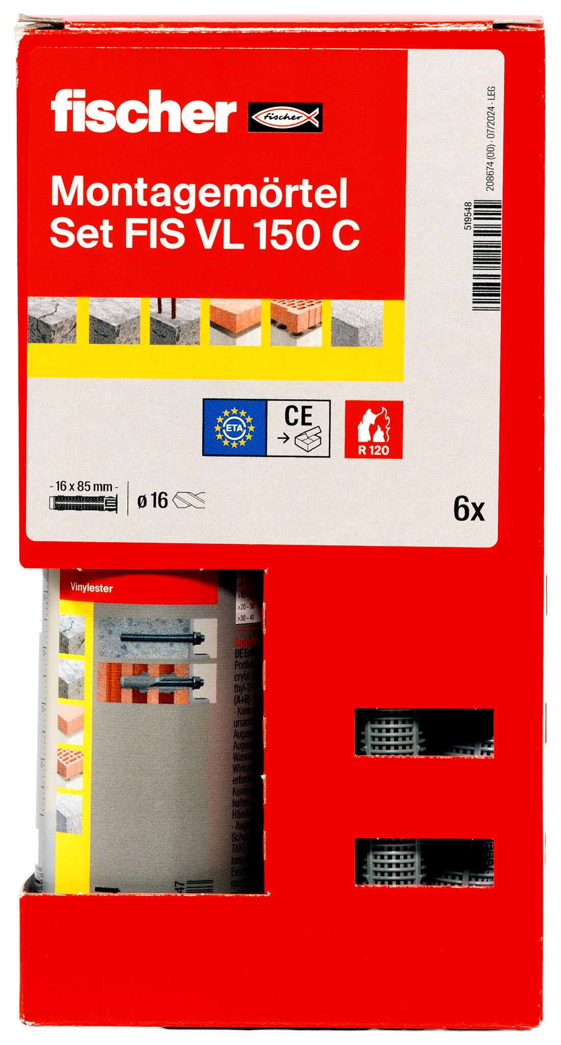 Packaging: "fischer Injection mortar 150 C SET"