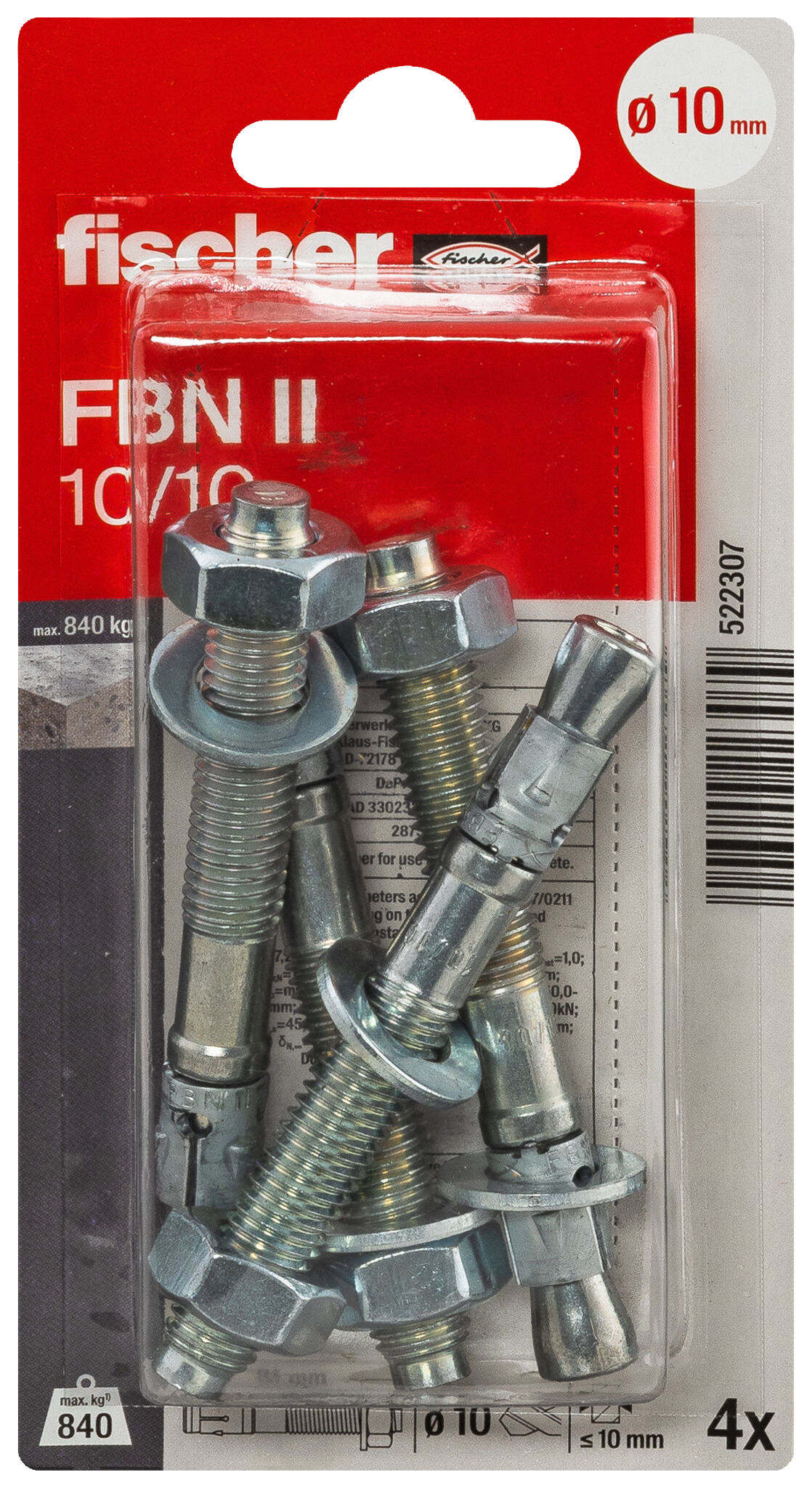 Packaging: "FBN II 10/10 K NV"