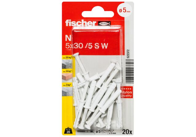 Packaging: "N 5 x 30 W K NV"