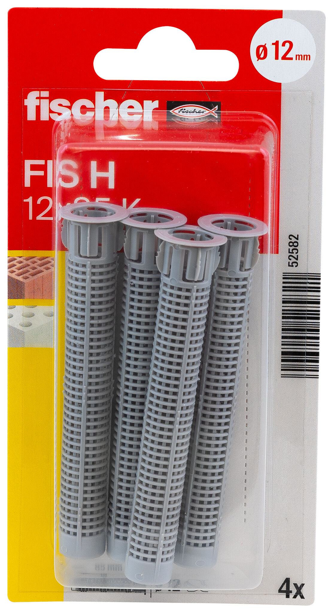 Verpackung: "fischer Injektions-Ankerhülse FIS H 12 x 85 K Kunststoff"