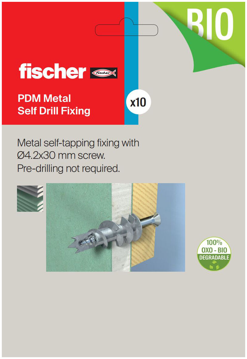 Packaging: "PDM Metal Self Drill Fixing"