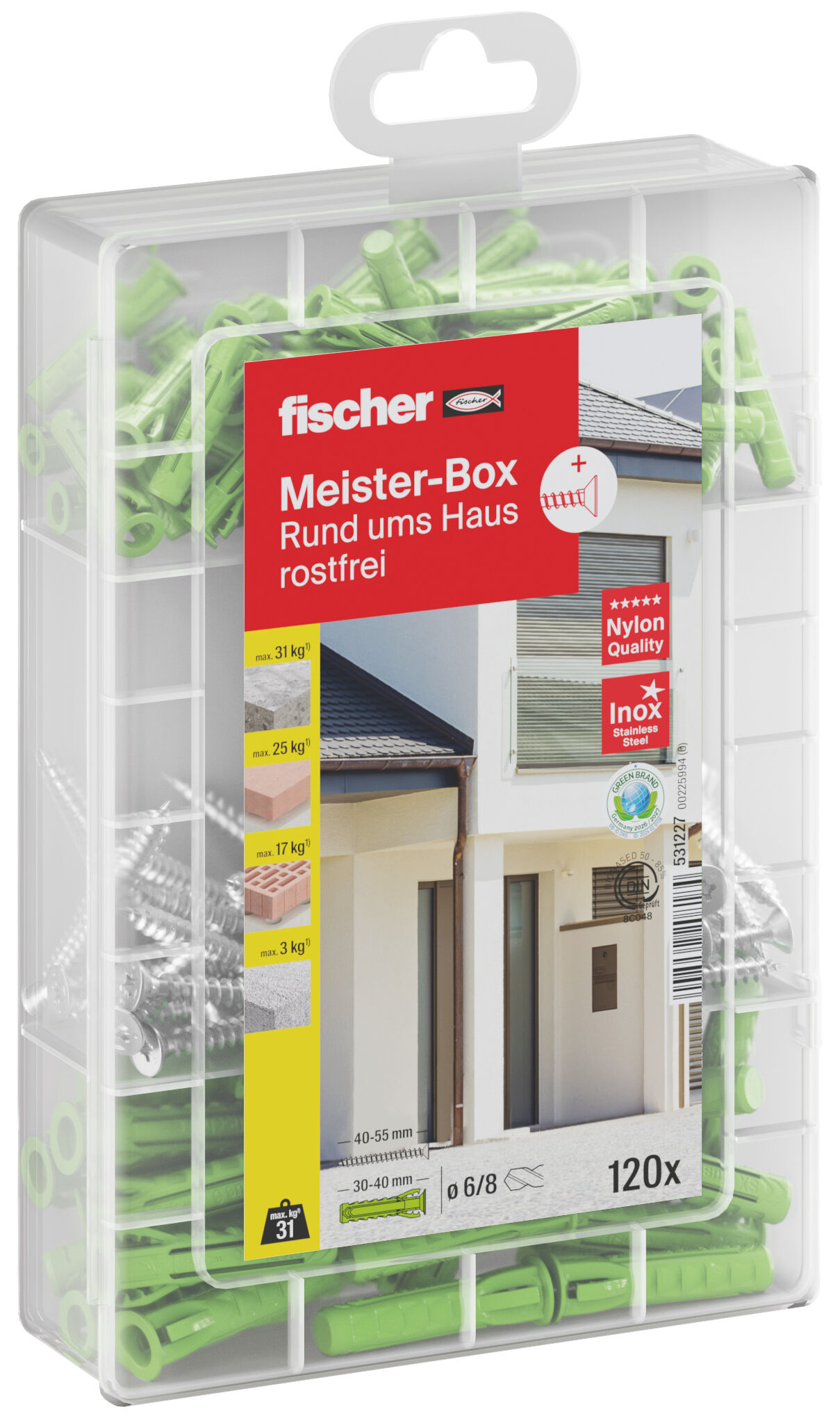Product Picture: "Meister-Box GreenLine SX met RVS A2 schroeven"