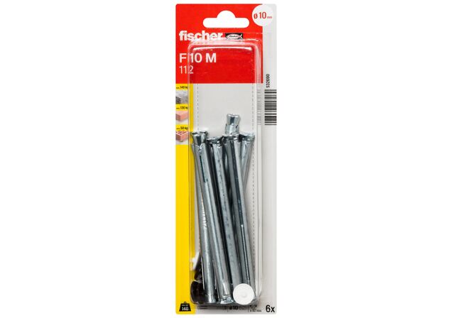 Packaging: "Cheville métallique pour cadres F 10 M 112 K"