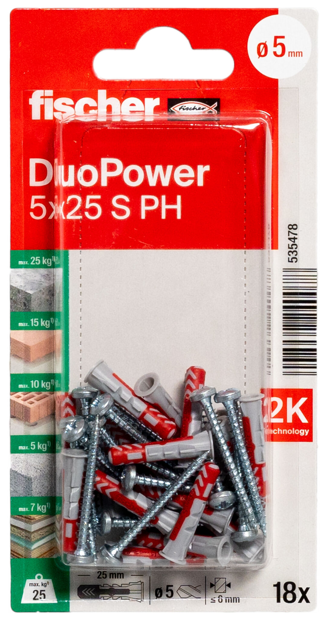 Packaging: "올라운드 플레이더 DuoPower 5 x 25 S PH K NV"