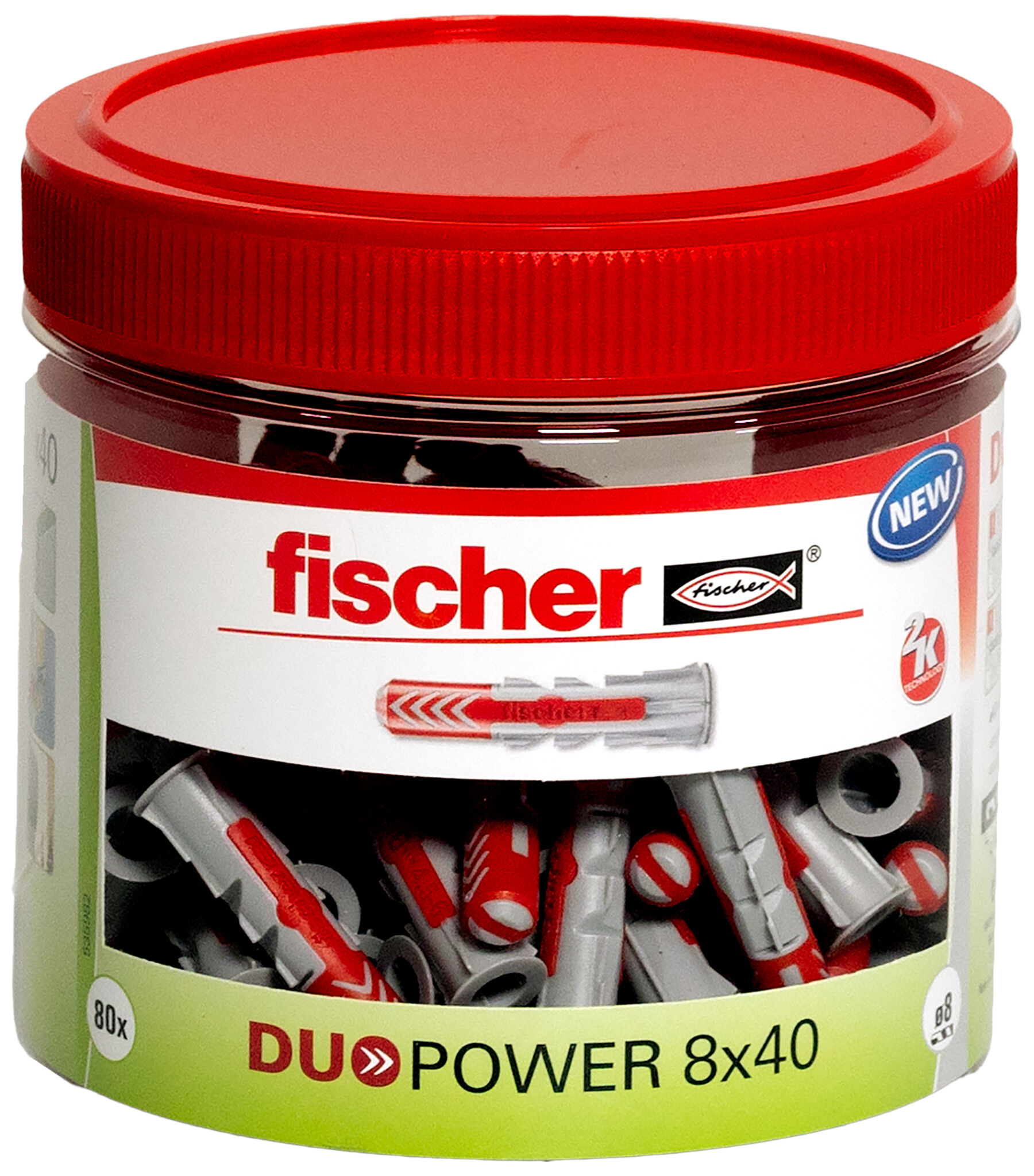 Product Picture: "fischer DuoPower 8 x 40 주석처리 원형"