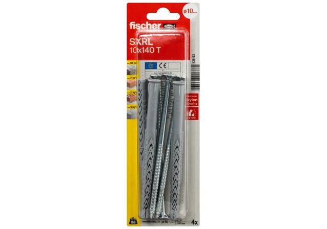 Packaging: "fischer Constructieplug SXRL 10 x 140 T verzonken kop"