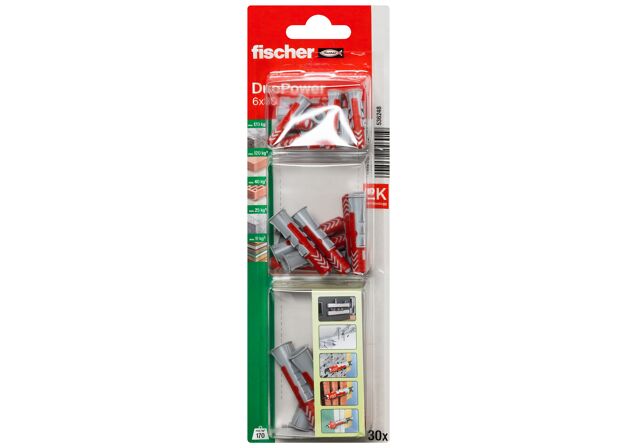 Verpackung: "fischer DuoPower 6/8/10"