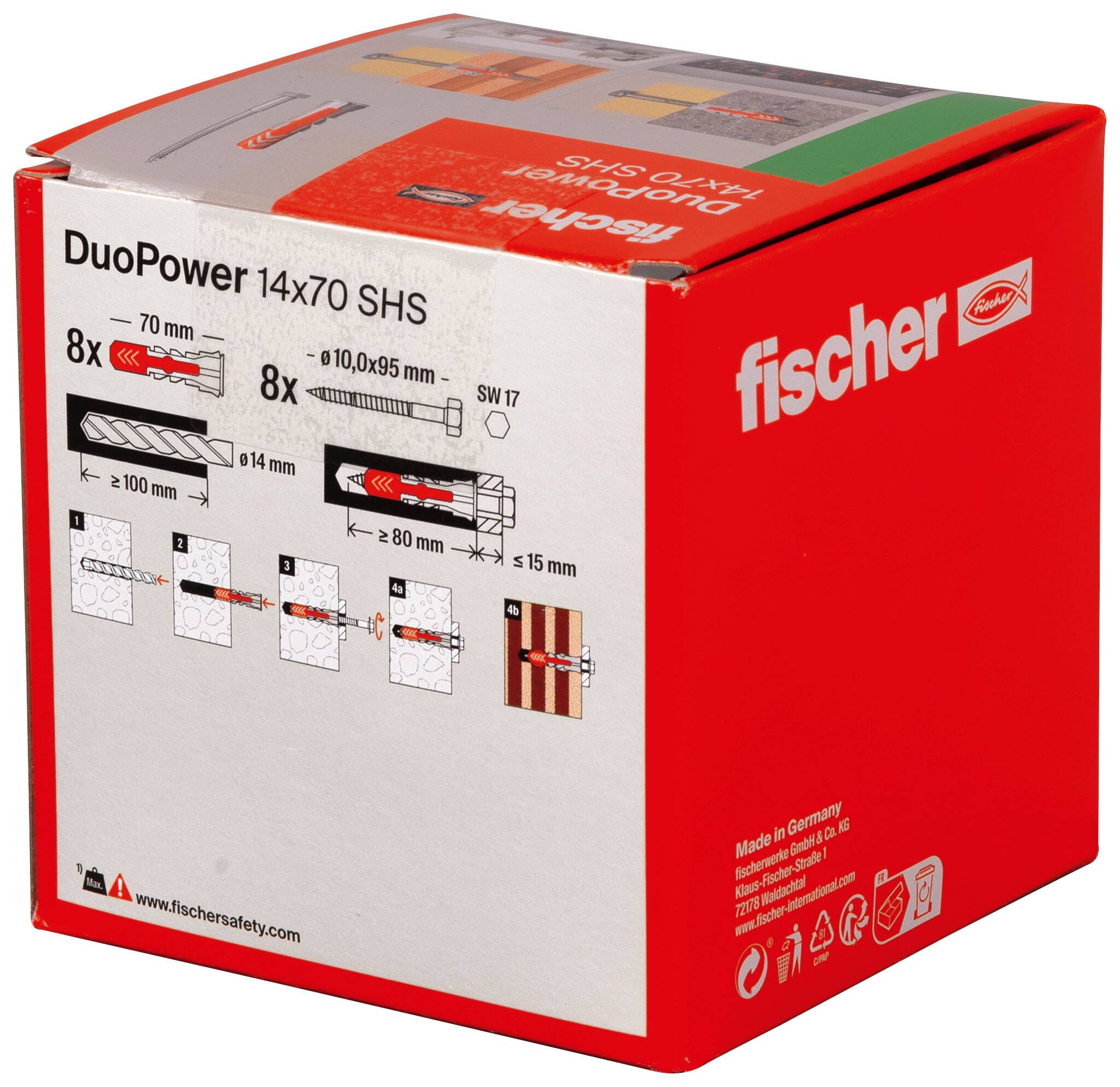 Packaging: "Дюбель DuoPower 14 x 70 S"
