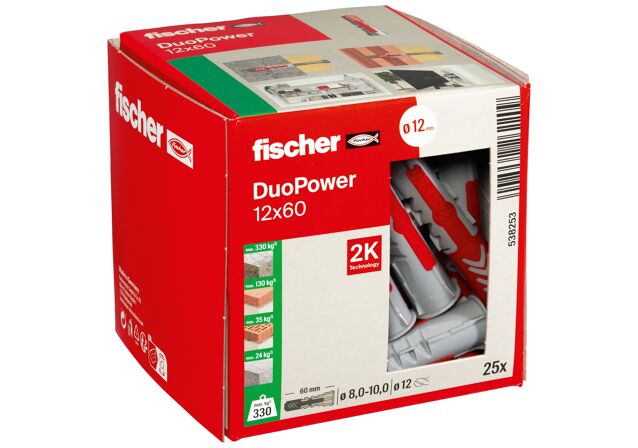 Packaging: "fischer DuoPower 12x60"