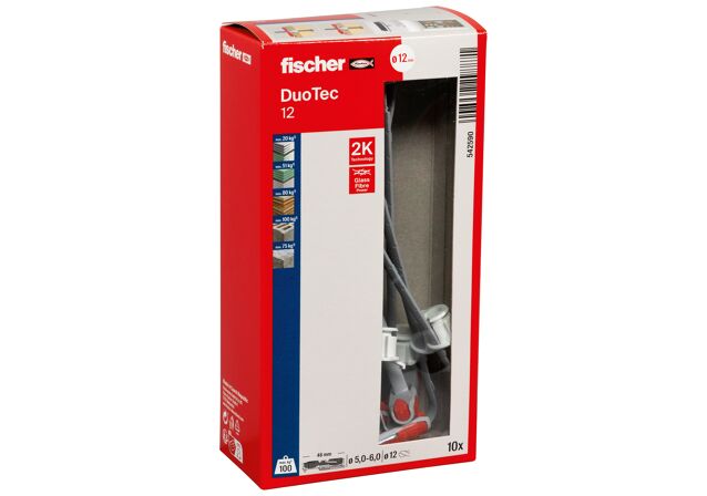 Packaging: "fischer DuoTec 12 Βύσμα για λεπτότοιχα υλικά"