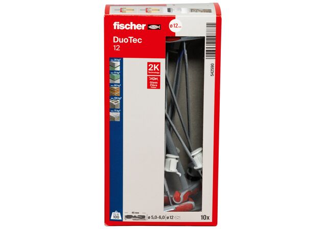 Packaging: "fischer DuoTec 12 Βύσμα για λεπτότοιχα υλικά"