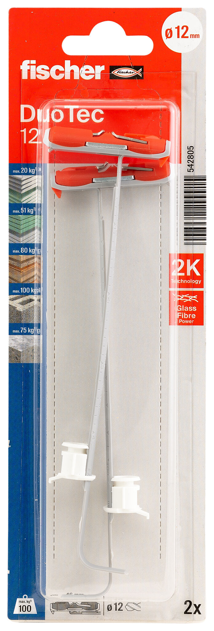 Packaging: "fischer DuoTec 12"