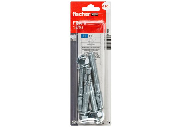Packaging: "fischer FBN II 12/10 K (12X104) Εκτονούμενο αγκύριο ηλεκτρογαλβανισμένο σε blister"