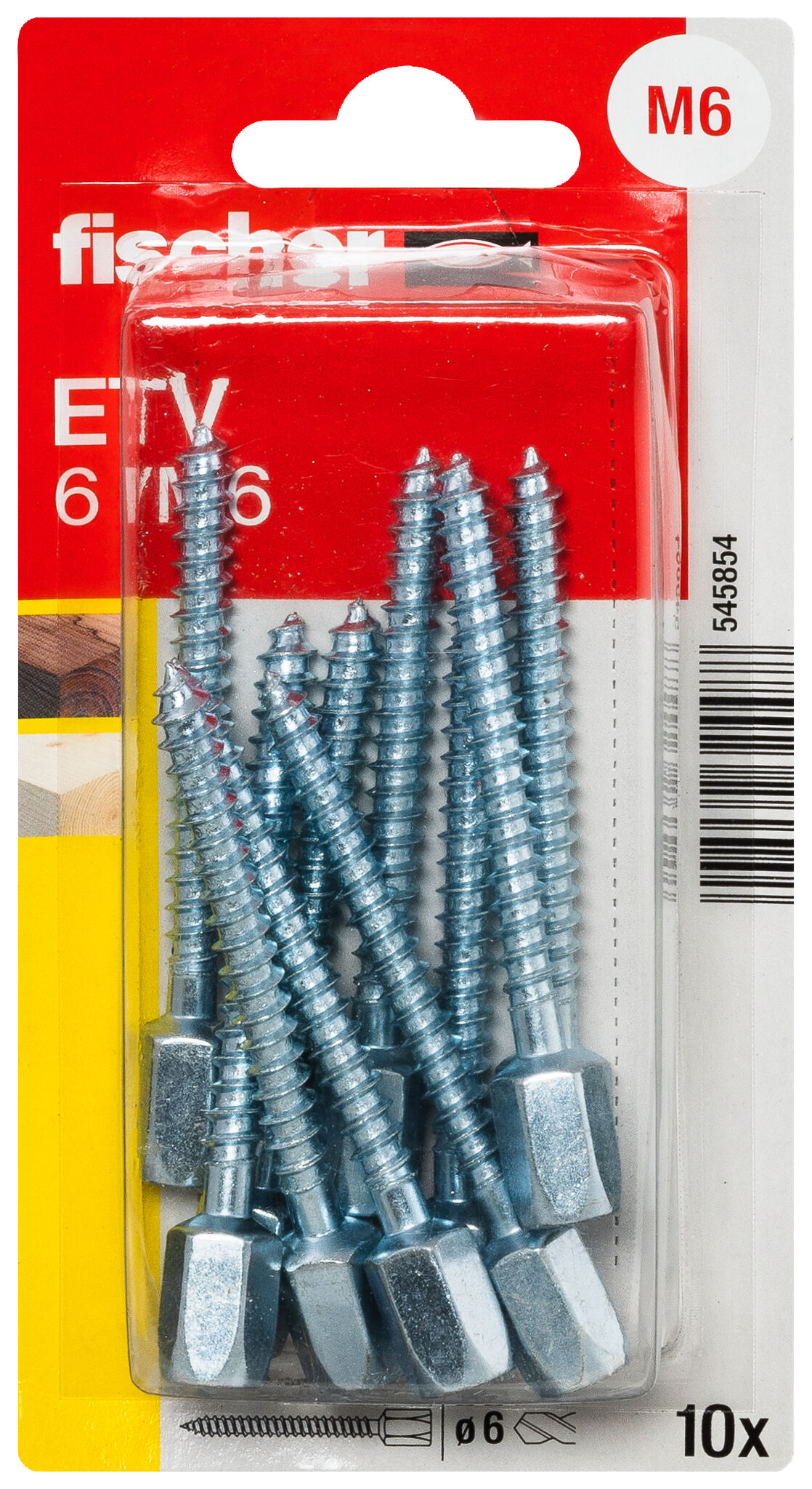 Packaging: "Entretoises à visser ETV 6 K NV"