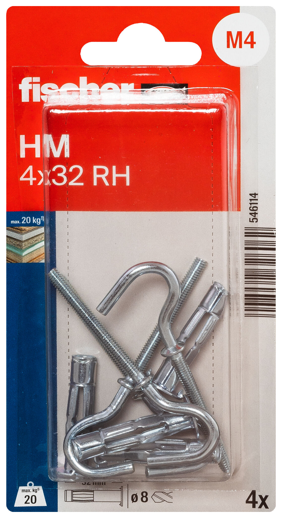 Packaging: "HM 4 x 32 RH K NV"
