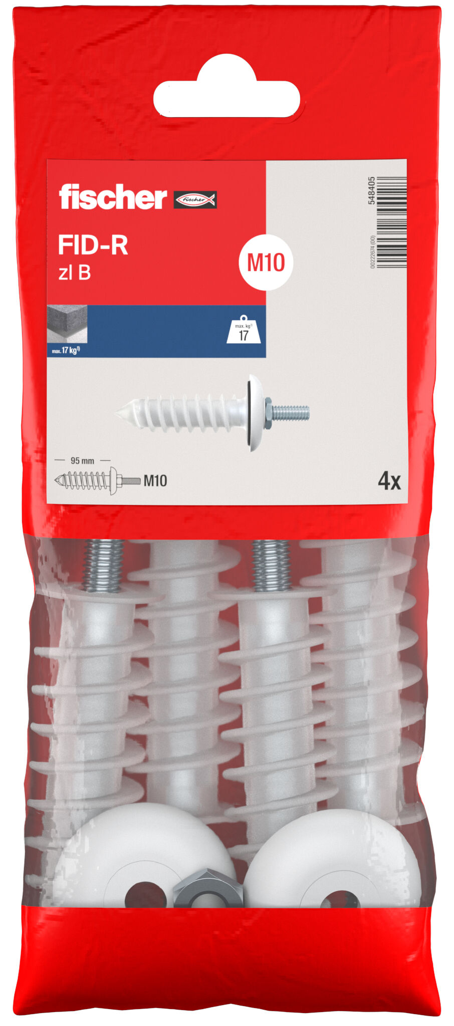 Packaging: "fischer Insulation fixing FID-R B"
