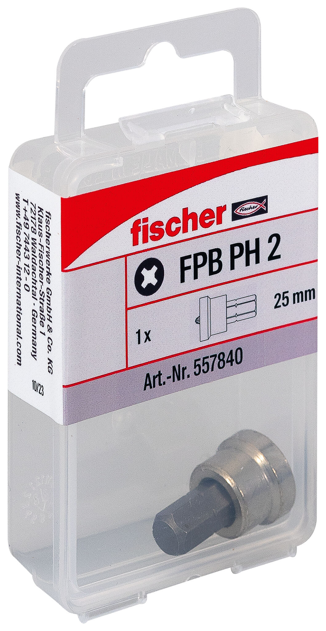 Verpackung: "fischer ProfiBit FPB PH2 Trockenbau"