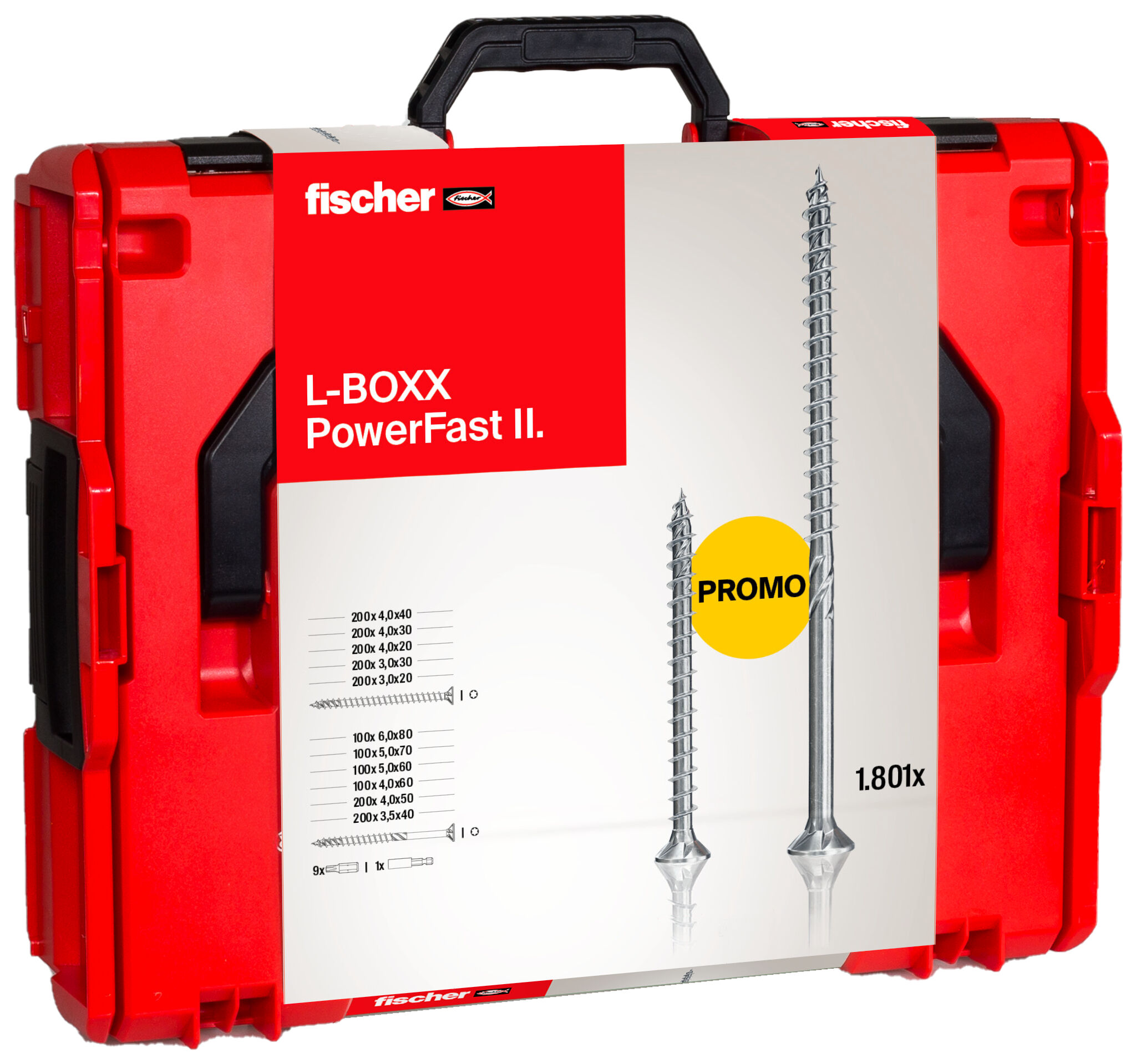 Packaging: "fischer L-BOXX 102 PowerFast II"
