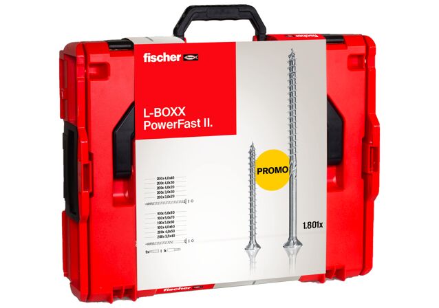 Verpackung: "fischer L-BOXX 102 PowerFast II"