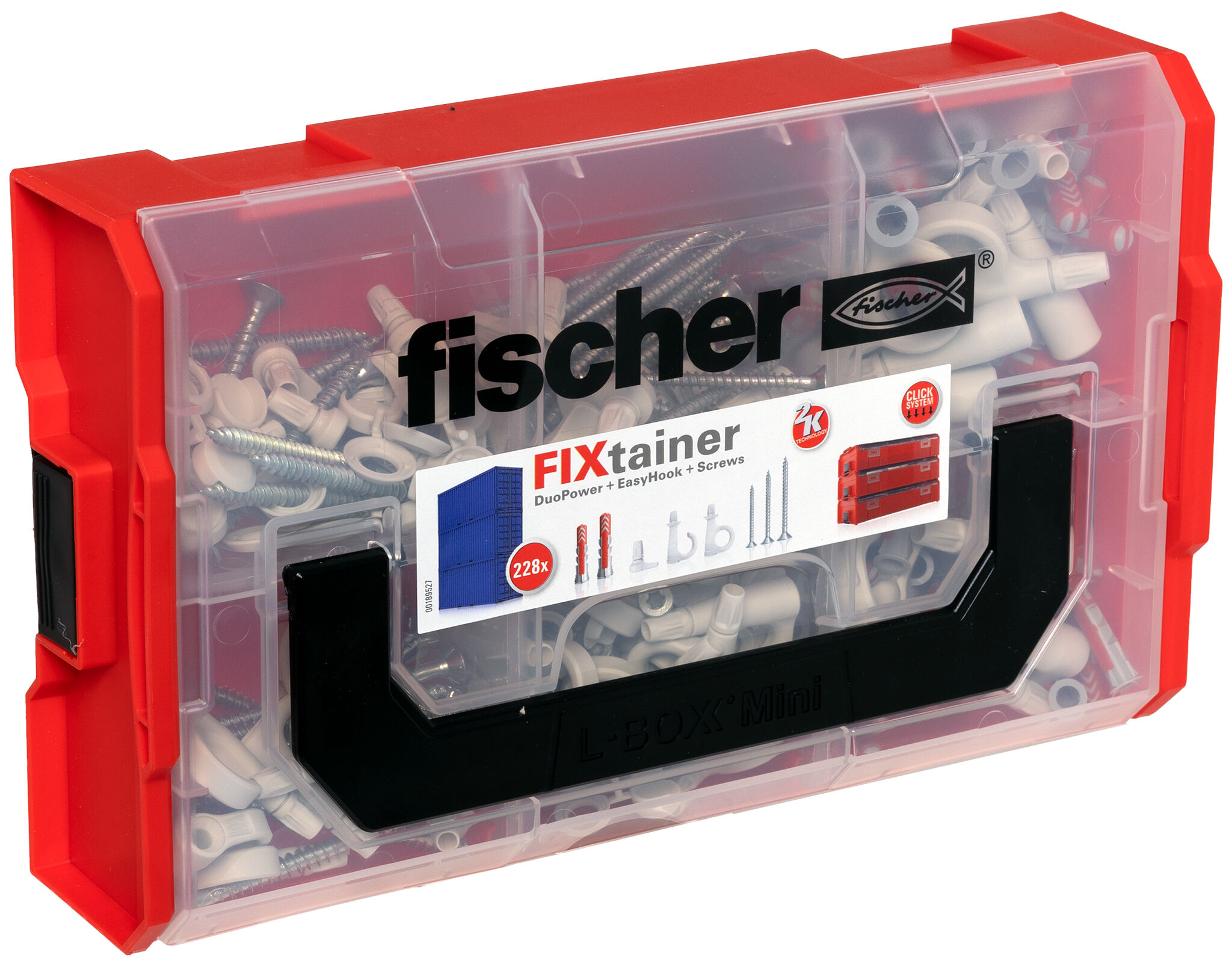 Product Picture: "fischer FixTainer DuoPower + EasyHook + Vidalar"