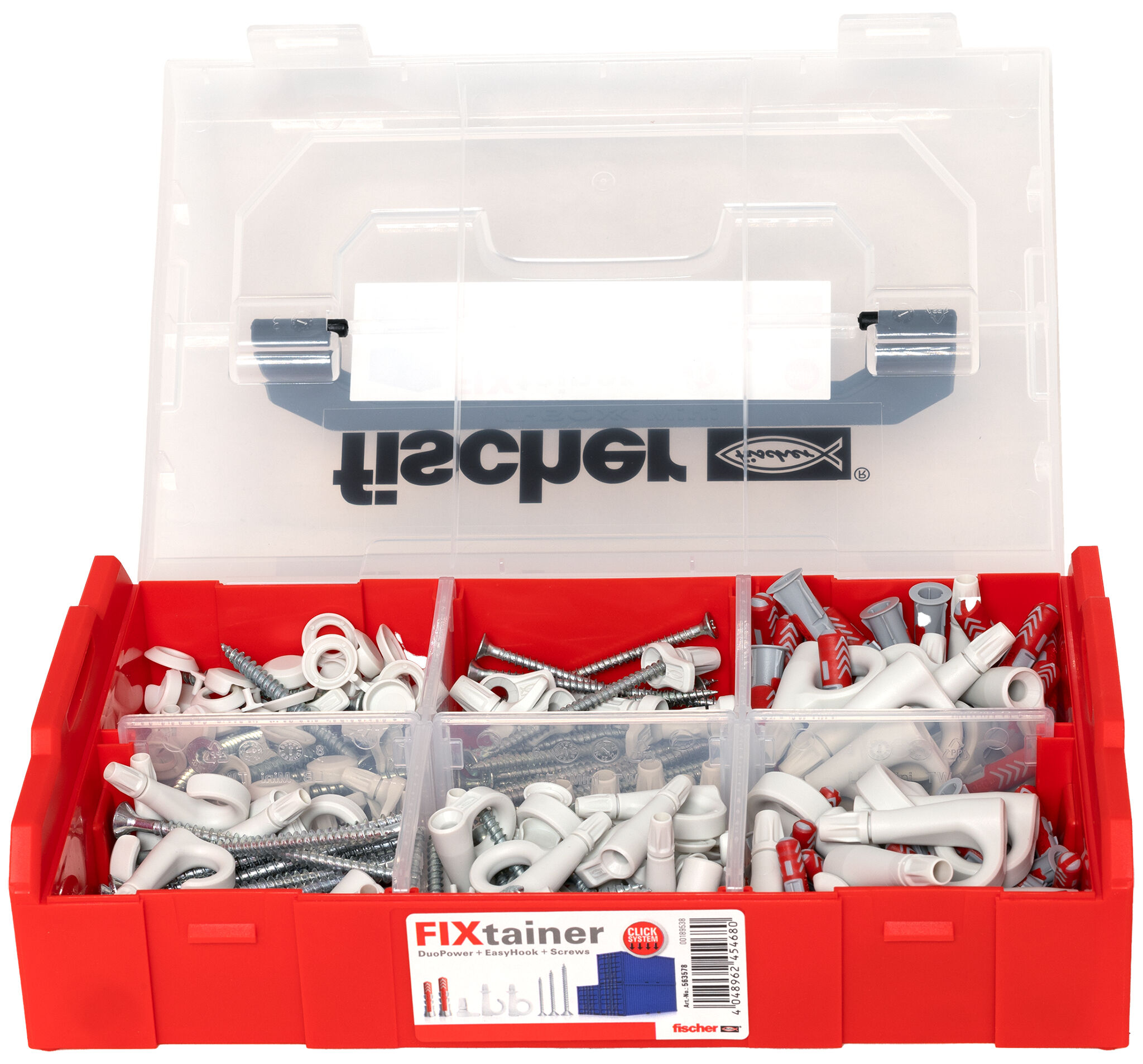 Product Picture: "fischer FixTainer DuoPower + EasyHook + Vidalar"